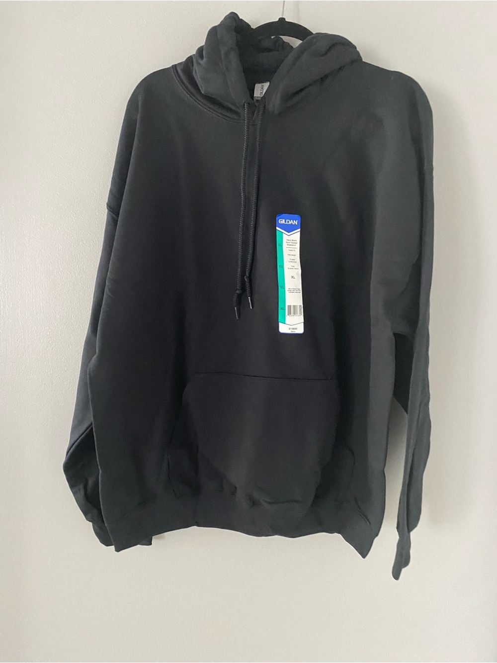 Gildan Black Zip-Up Hoodie